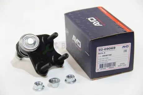 Опора кульова передня права AUDI A1/SEAT TOLEDO, IBIZA, TOLEDO IV/SKODA FABIA, ROOMSTER, VW POLO, VENTO AYD 92-09069