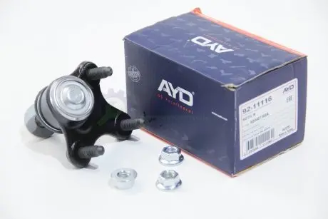 Опора шаровая прав (кон 15.4*20*2) AUDI A3, SEAT LEON, IBIZA V, LEON, SKODA OCTAVIA, VW GOLF VII AYD 92-11116