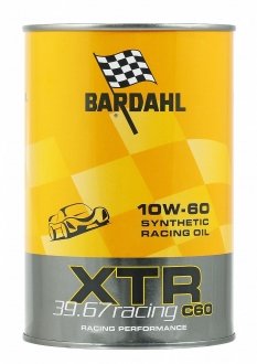 Моторна олива XTR С60 Racing 10W-60, 1л Bardahl 327039