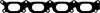 Прокладка колектора впуск Audi A3/A4/A6 / VW Bora/Golf/Passat 1.8 i/T 94- BGA MG2516 (фото 1)