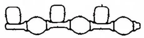 Прокладка колектора впуск Audi A4/A6/A8/Q5/Q7/Touareg 2.7/3.0 TDI 03- BGA MG6701