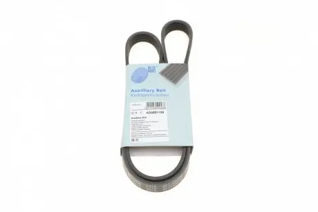 Ремень генератора Peugeot 605 2.0 89-99/ Ford Fiesta1.8 95-03/ Honda Civic/ Fit/ Jazz 1.2-1.4 02- BLUE PRINT AD05R1138