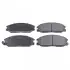 Колодки тормозные (передние) Hyundai Santa Fe/Trajet 01-13/Ssangyong Kyron 2.0-2.7 D 05- BLUE PRINT ADG04239 (фото 1)