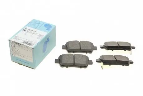 Колодки тормозные дисковые передние Toyota (выр-во) BLUE PRINT ADT342105