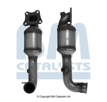 Каталізатор вихлопної системи Citroen C1/C3/C4/Peugeot 108/2008/301/308 1.0/1.2 VTi 12- BM CATALYSTS BM91784H