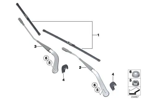 Склоочисник BMW 61617253399