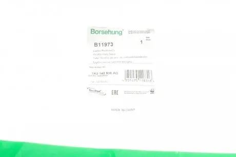Патрубок інтеркулера Borsehung B11973