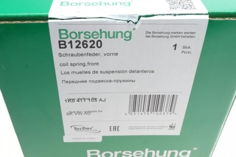 Пружина подвески Borsehung B12620