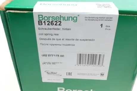 Пружина гвинтова (OE) Borsehung B12622
