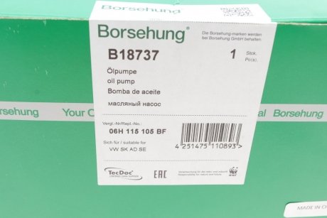 Помпа оливна Borsehung B18737