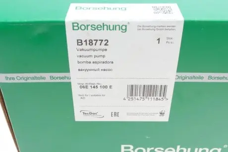 Помпа вакуумна (OE) Borsehung B18772