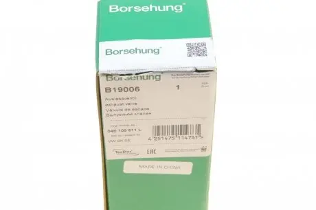 Клапан випускний Borsehung B19006
