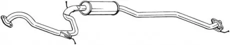 Глушник середня частина HONDA CIVIC 05- BOSAL 290-011