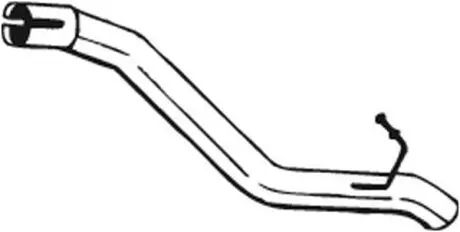 Труба вихлопна FORD C-Max (07-10), FORD Focus (04-12), FORD Focus C-Max (03-07) (823-419) BOSAL 823419
