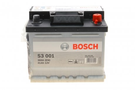 Акумуляторна батарея 41Ah/360A (207x175x175/+R/B13) BOSCH 0 092 S30 010 (фото 1)