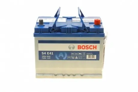 Акумуляторна батарея 72Ah/760A (261x175x220/+R/B01) (Start-Stop EFB) BOSCH 0 092 S4E 410