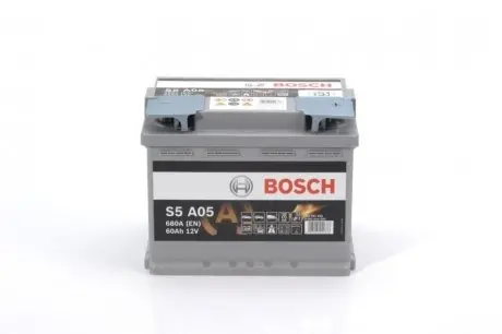 Аккумуляторная батарея 60Ah/680A (242x175x190/+R/B13) (Start-Stop AGM) BOSCH 0 092 S5A 050