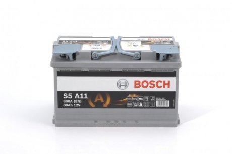 Акумуляторна батарея 80А BOSCH 0 092 S5A 110 (фото 1)