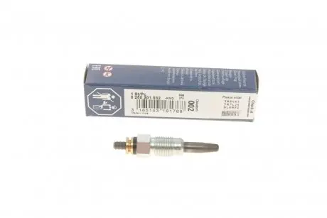 Свічка розжарювання VW/Audi 1.3-1.9-2.4D/TD (11V) BOSCH 0 250 201 032