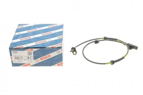 Датчик ABS (передній) Citroen C1/Peugeot 107 1.0/1.4HDi 01- (L=801mm) BOSCH 0265007687