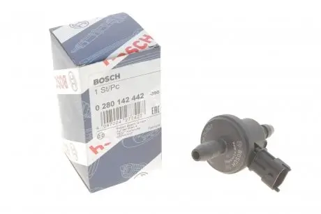 Клапан воздушный (пропускной) Cherolet Cruze/Trax 1.6/1.8 09- BOSCH 0280142442