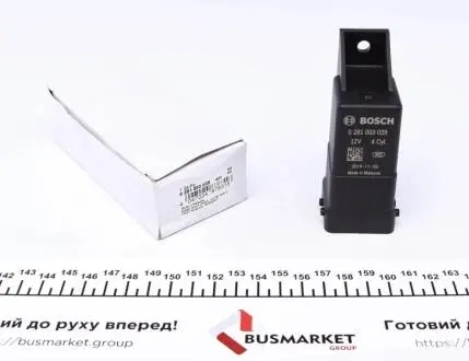 Реле свечей накаливания Fiat Ducato 2.3/3.0D Multijet/Iveco Daily 2.8 04- BOSCH 0 281 003 039