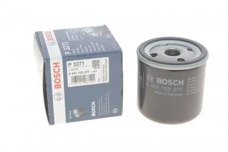 Фильтр масляный Ford Transit Connect 2.5 09-/Toyota Corolla 1.3 02-07 BOSCH 0 451 103 271
