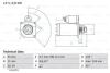 Стартер BOSCH 0986021590 (фото 1)