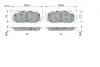 Колодки тормозные (передние) Audi A4/A5/Q5/Q7 15-/ A5 Sportback 07-17/ A6/A7/A8/Q3/Q8/VW Touareg 17- BOSCH 0 986 424 429 (фото 5)
