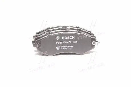 Колодки тормозные (передние) Chevrolet Epica 05-/Daewoo Nubira/Leganza 97-/Rezzo 00- BOSCH 0 986 424 474
