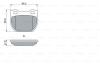 Комплект гальмівних колодок BOSCH 0986424606 (фото 1)