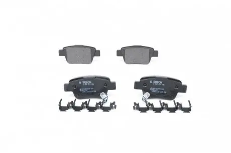 Тормозные колодки (задние) Toyota Avensis/Corolla 1.6-2.4i 03-09 BOSCH 0 986 424 798