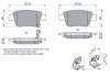 Колодки тормозные (задние) Toyota Avensis/Corolla 1.6-2.4i 03-09 BOSCH 0 986 424 798 (фото 5)