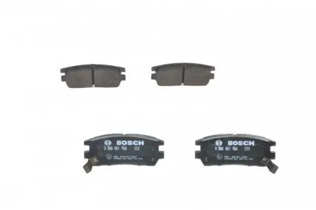 Колодки тормозные (задние) Mitsubishi Pajero 90-01/L400 94-05 BOSCH 0 986 461 768
