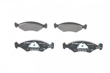 Колодки тормозные (передние) Ford Escort/Fiesta/Sierra 80-02 BOSCH 0 986 466 402