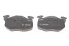 Колодки гальмівні (передні) Peugeot 106 91-04/205/305/309/405 82-98/Renault Clio 91-98 (з датчик.) BOSCH 0 986 469 860 (фото 2)