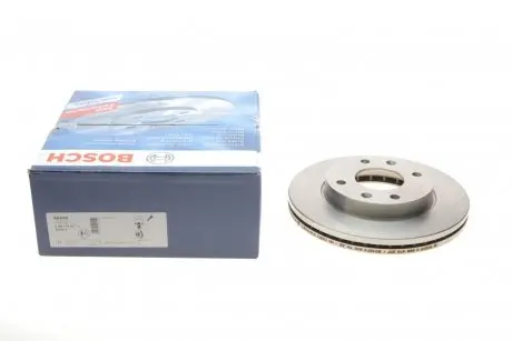 Диск тормозной (передний) Hyundai Elantra 00-06 (257x24) (с вентиляцией) BOSCH 0 986 479 207