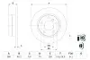Диск тормозной (задний) BMW 1 (E81/E87) 04-11 (279.8x10) BOSCH 0 986 479 217 (фото 5)