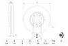 Диск тормозной Fiat Scudo 07- (304x28) BOSCH 0 986 479 380 (фото 5)