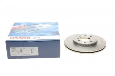 Диск тормозной (передний) Honda Jazz II 02-08 (257.7x21) (с вентиляцией) BOSCH 0 986 479 594