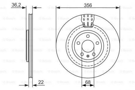 Диск гальмівний BOSCH 0 986 479 749