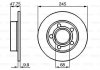 ДИСК ГАЛЬМIВНИЙ ЗАДНIЙ COATED BOSCH 0 986 479 B56 (фото 6)