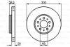 Диск гальмівний (передній) Volvo S60/S80/V70 00- (305x28) BOSCH 0 986 479 C59 (фото 1)