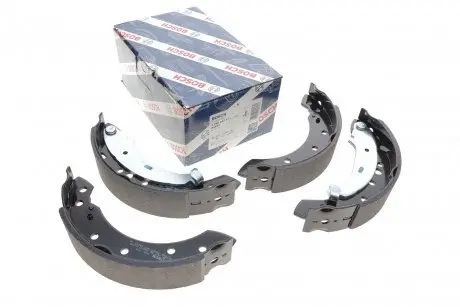 Колодки гальмівні (задні) Peugeot 206 98- (барабанні) (203.2x39) BOSCH 0 986 487 672
