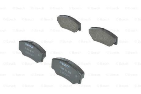 Комплект гальмівних колодок BOSCH 0986491410