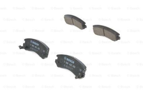 Гальмівні колодки, дискові BOSCH 0986493450