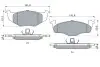 Колодки гальмівні (передні) Seat Arosa 97-04/Skoda Fabia 99-14/Roomster 07-15/VW Polo 94-09 BOSCH 0 986 494 005 (фото 5)