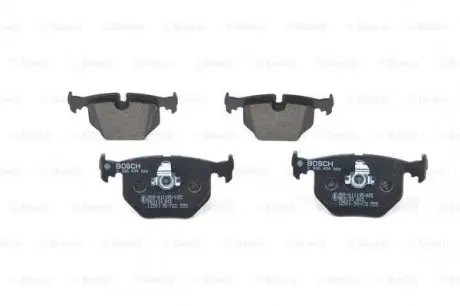 Колодки тормозные (задние) BMW 3 (E46)/5 (E39)/7 (E38)/X3 (E83)/X5 (E53) 94- BOSCH 0 986 494 006