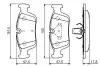 Колодки гальмівні (передні) BMW 3 (E36/E46) 90- BOSCH 0 986 494 015 (фото 2)