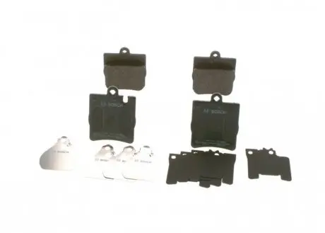 Колодки гальмівні (задні) MB C-class (W203) 00-07/E-class (W210) 96-02 BOSCH 0 986 494 022